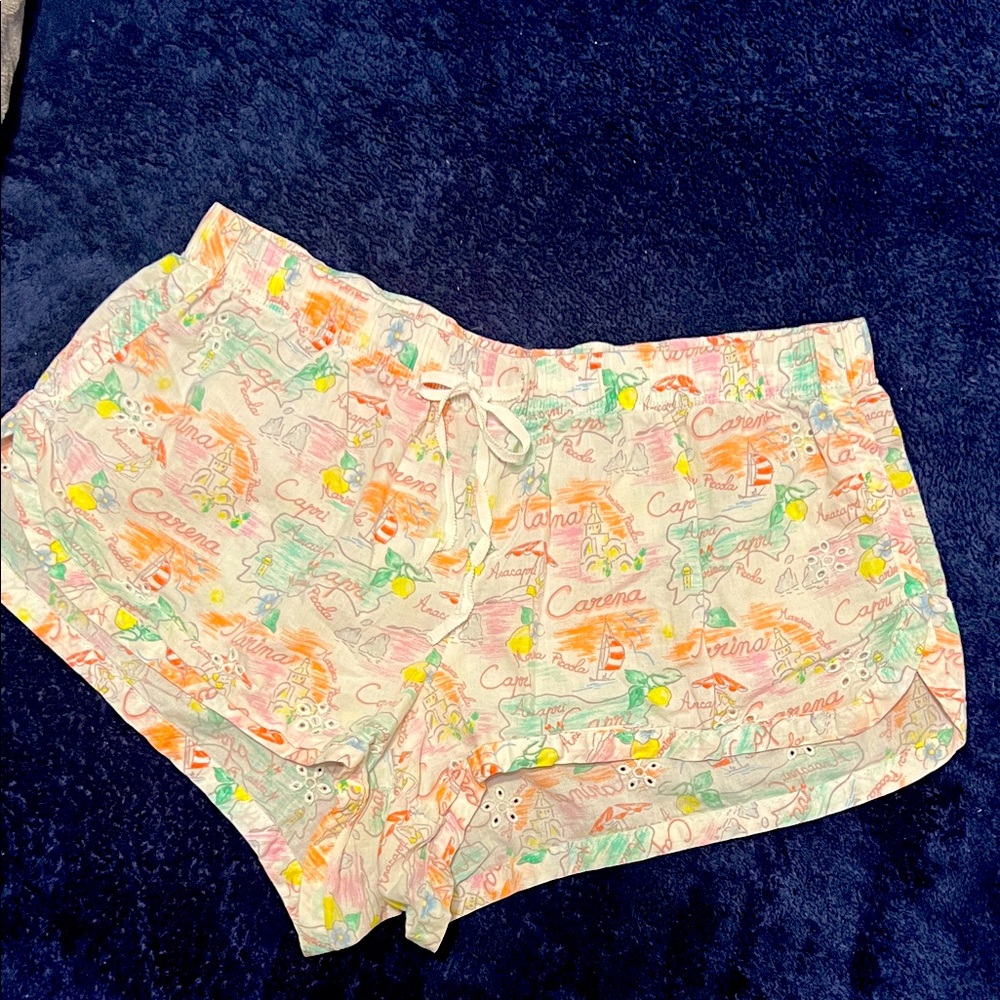 Victoria's Secret Multicolor Beachy Floral Lounge Shorts